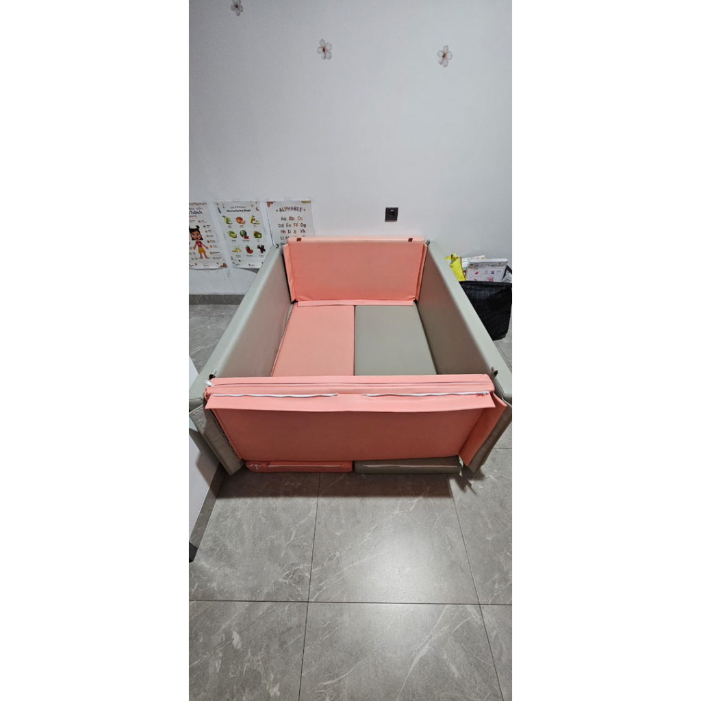 PRELOVED Playbie Playmat  Bumper Bed / Bumper Box  150x100
