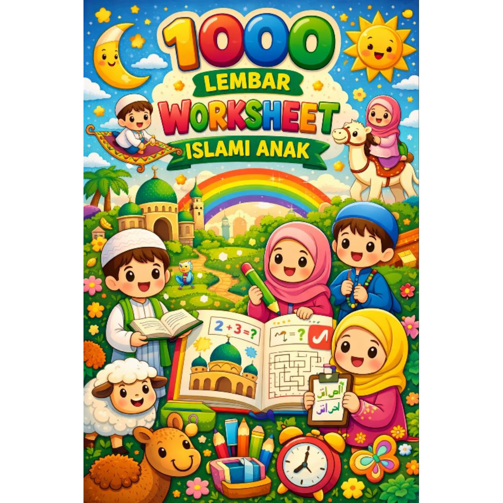 1000+ Worksheet Islami Anak | Hijaiyah, Doa Harian, Akhlak | Printable PDF