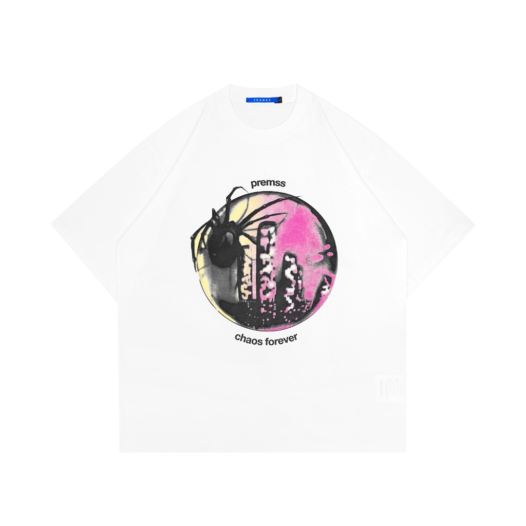 Premss / Porous Tees - Chaos White