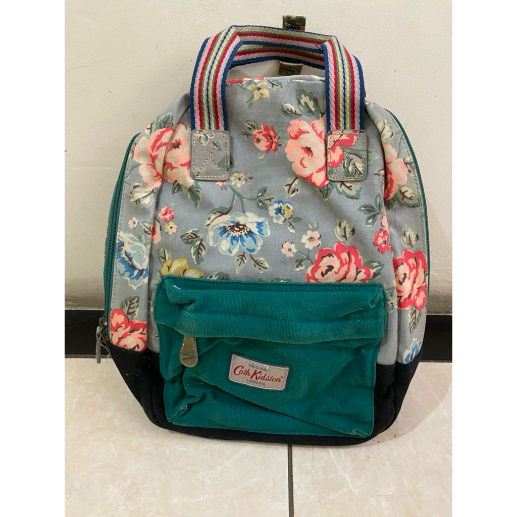Preloved Cath Kidston Small Cotton Backpack