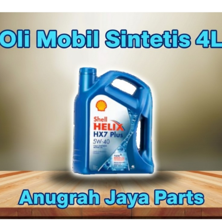Oli Shell Helix HX7 5W-40 (4L) Oli Mesin Mobil Bensin Solar