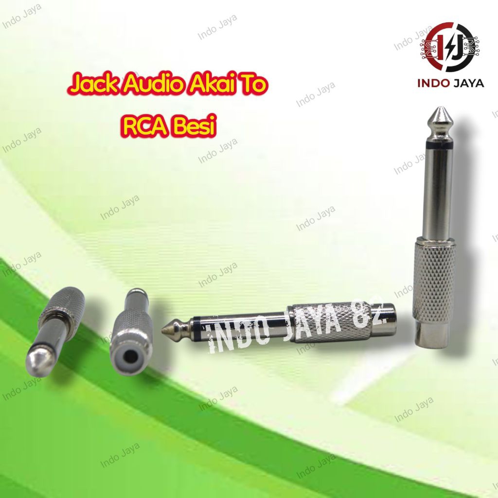Jack Audio Akai To RCA Besi kualitas bagus