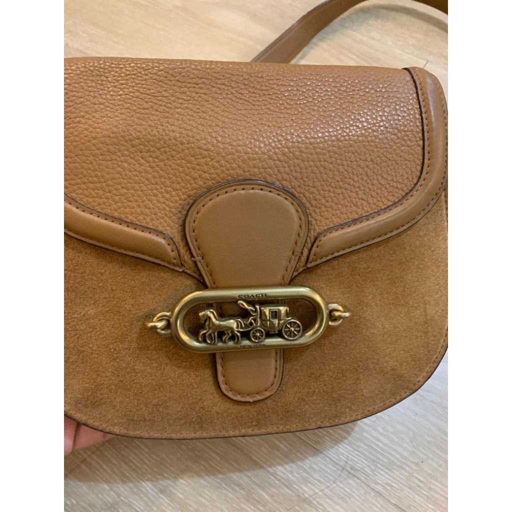 PRELOVED Coach Elle Saddle Bag Original no KW no Fake