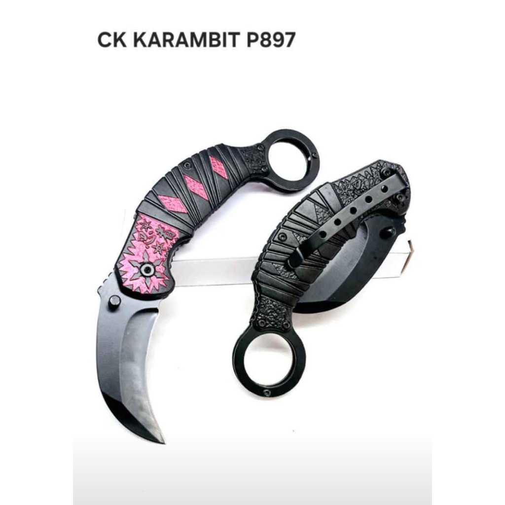 Pisau Lipat kerambit survival P897
