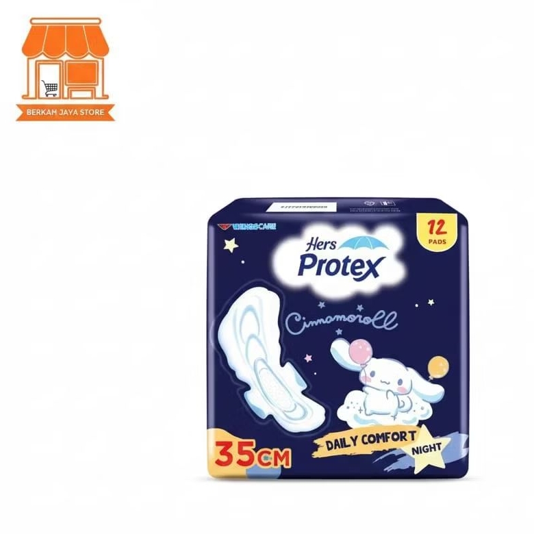 Hers Protex Pembalut Wanita Wing Malam 35 cm (12 pcs )
