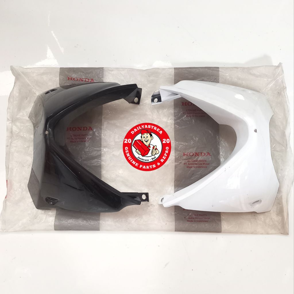 COVER UNDER TEBENG LUMPUR BAWAH HITAM PUTIH HONDA KARISMA 125 D X ORIGINAL ORI AHM 64310-KPH-880FMB