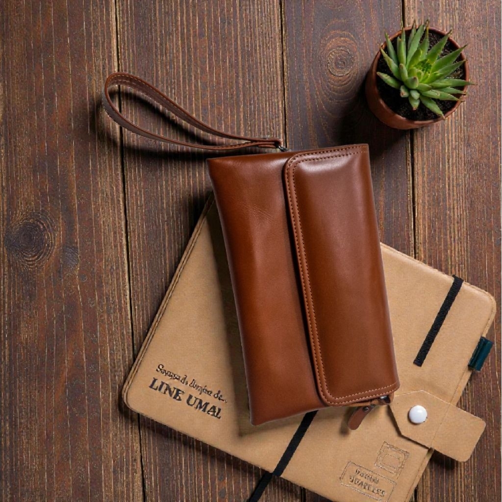 Handbag Kulit Clutch Kulit Sapi Asli