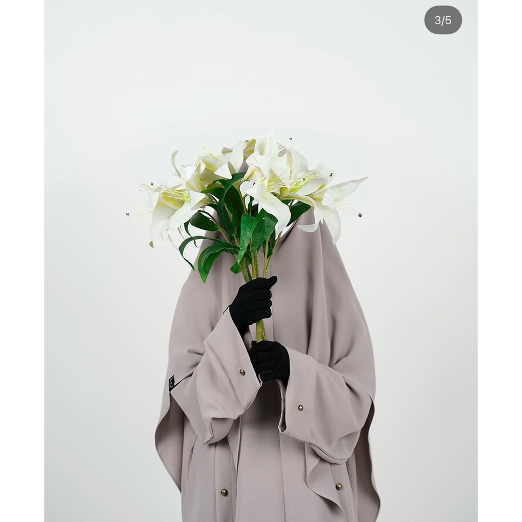 Lana Abaya Vintage Khaki Aljenna