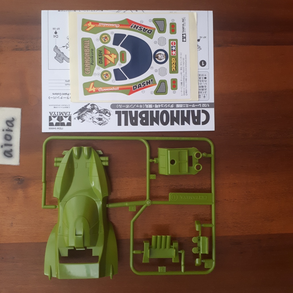 TAMIYA Dash 4 Cannon Ball Body Decal