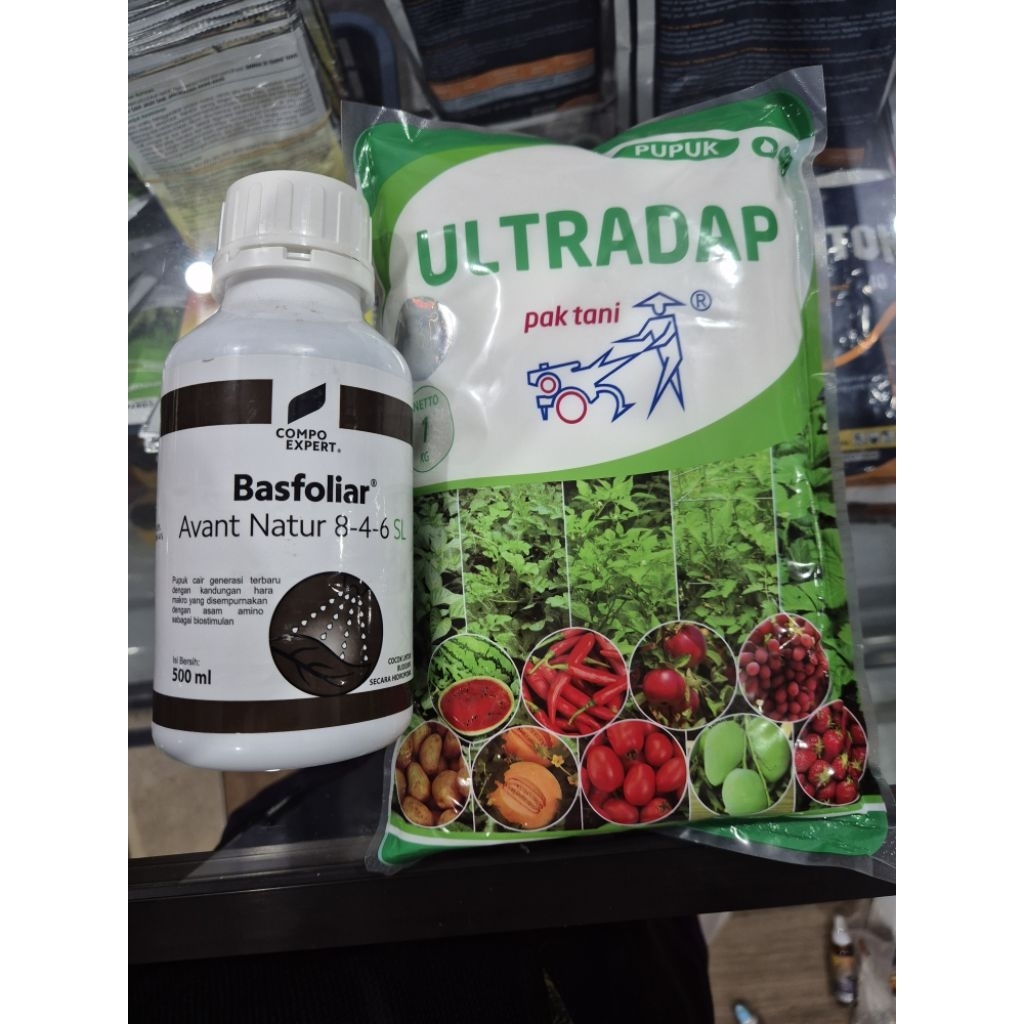 Paket Ultradap 1kg dan Pupuk Cair Basfoliar Avant Natur 500ml Disempurnakan dengan Asam Amino