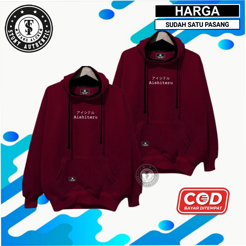 Hoodie Couple Terbaru Bahan Katun Jaket Couplean Distro Pria Wanita Jaket Couple Sahabat Viural