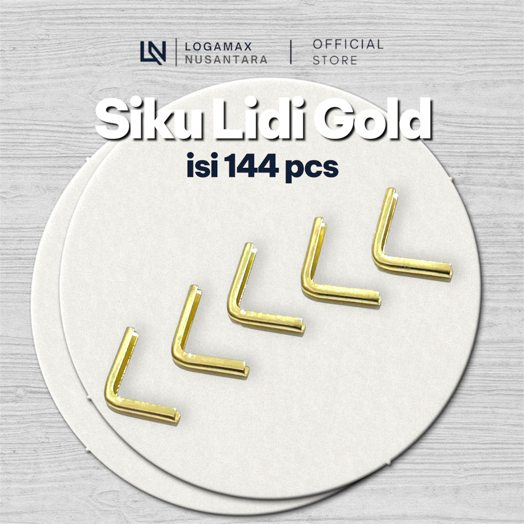 (144 PCS) SIKU LIDI KECIL / SIKU SUDUT BUKU / SIKU MAP/ SIKU BUKU YASIN / SIKU K13 / EMAS / GOLD / G
