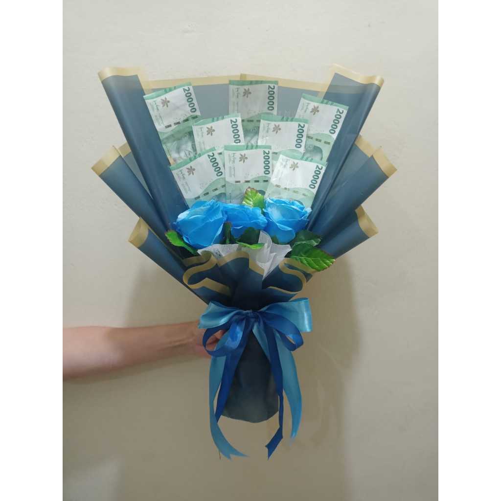Buket Bunga Uang Buket Bunga Wisuda Ulang Tahun Valentine Uang Asli