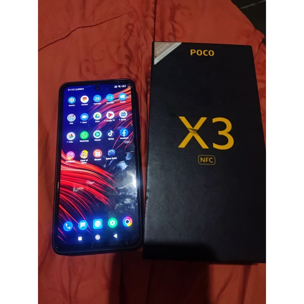 poco x3 nfc 8/128 hp dus no cas