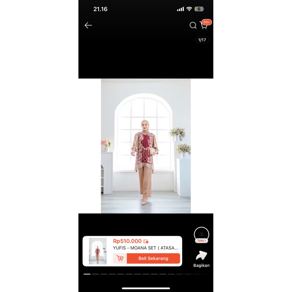 setelan baju batik Brand Yufis