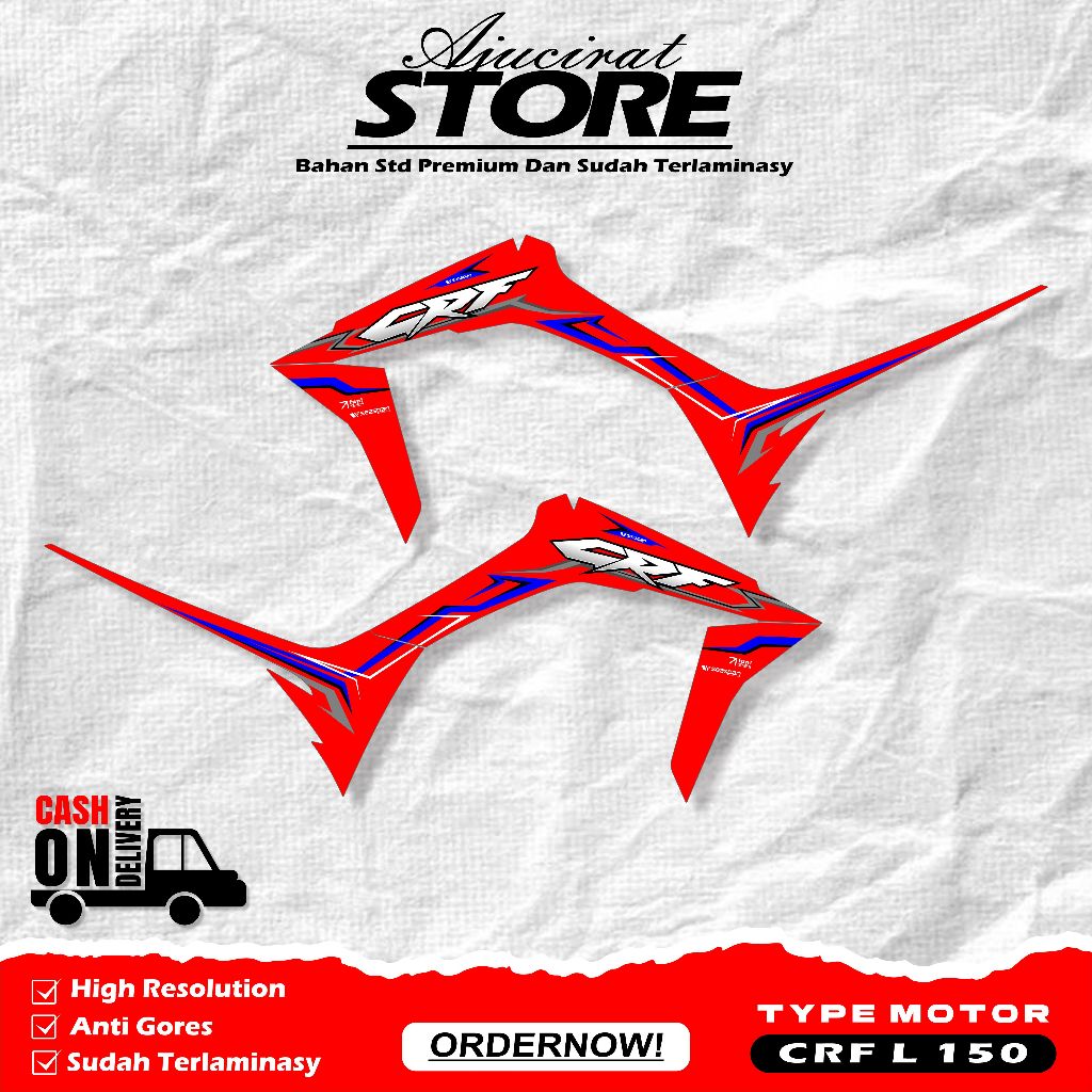 STRIPING SUREX CRF 150 / STRIPING SUREX /SUREX / BAHAN SUPERGLOSSY