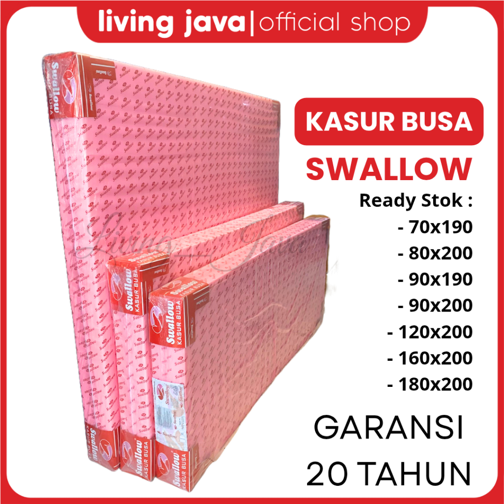 Kasur Busa Swallow Kasur Busa Anti Kempes Kasur Busa Garansi 20 Tahun
