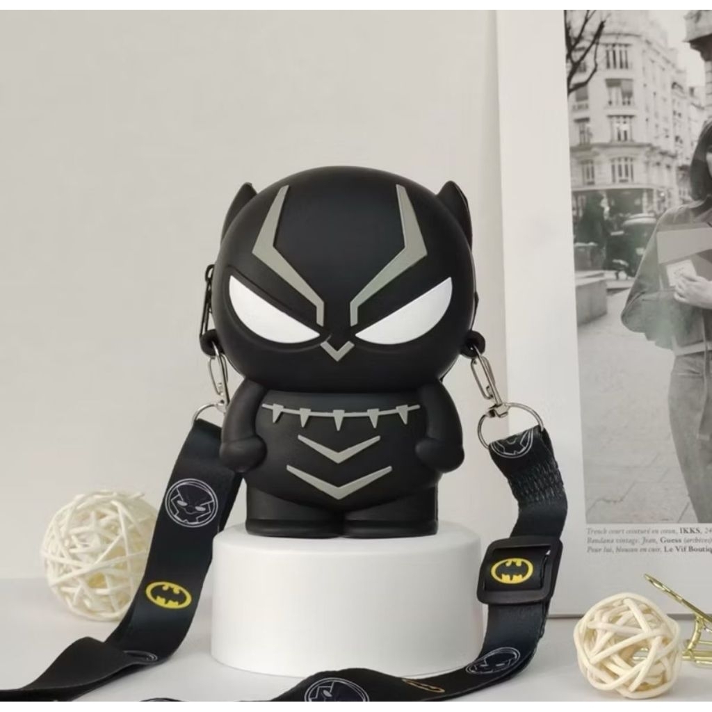 TAS JELLY ANAK KARAKTER WARNA HITAM TAS KARET