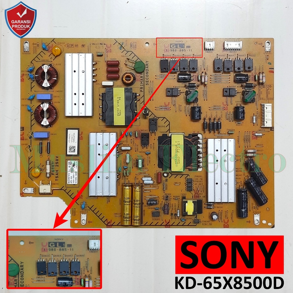 PSU LED TV 4K ANDROID SONY KD-65X8500D 65X8500D 65X8500
