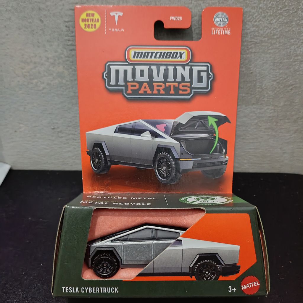 Matchbox Moving Parts 2025 - Tesla Cybertruck, Harry Potter