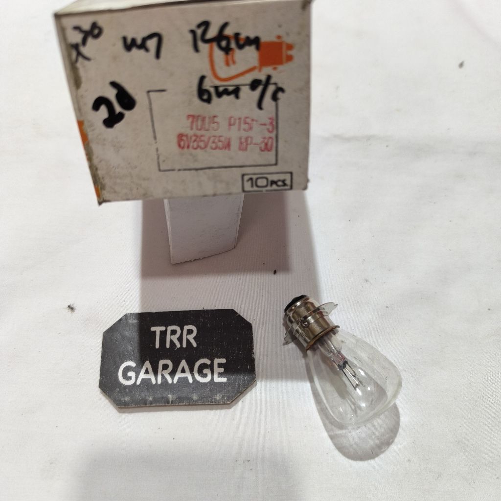 Bohlam lampu depan Honda kaki 3 6v 35/35 35 / 35 watt