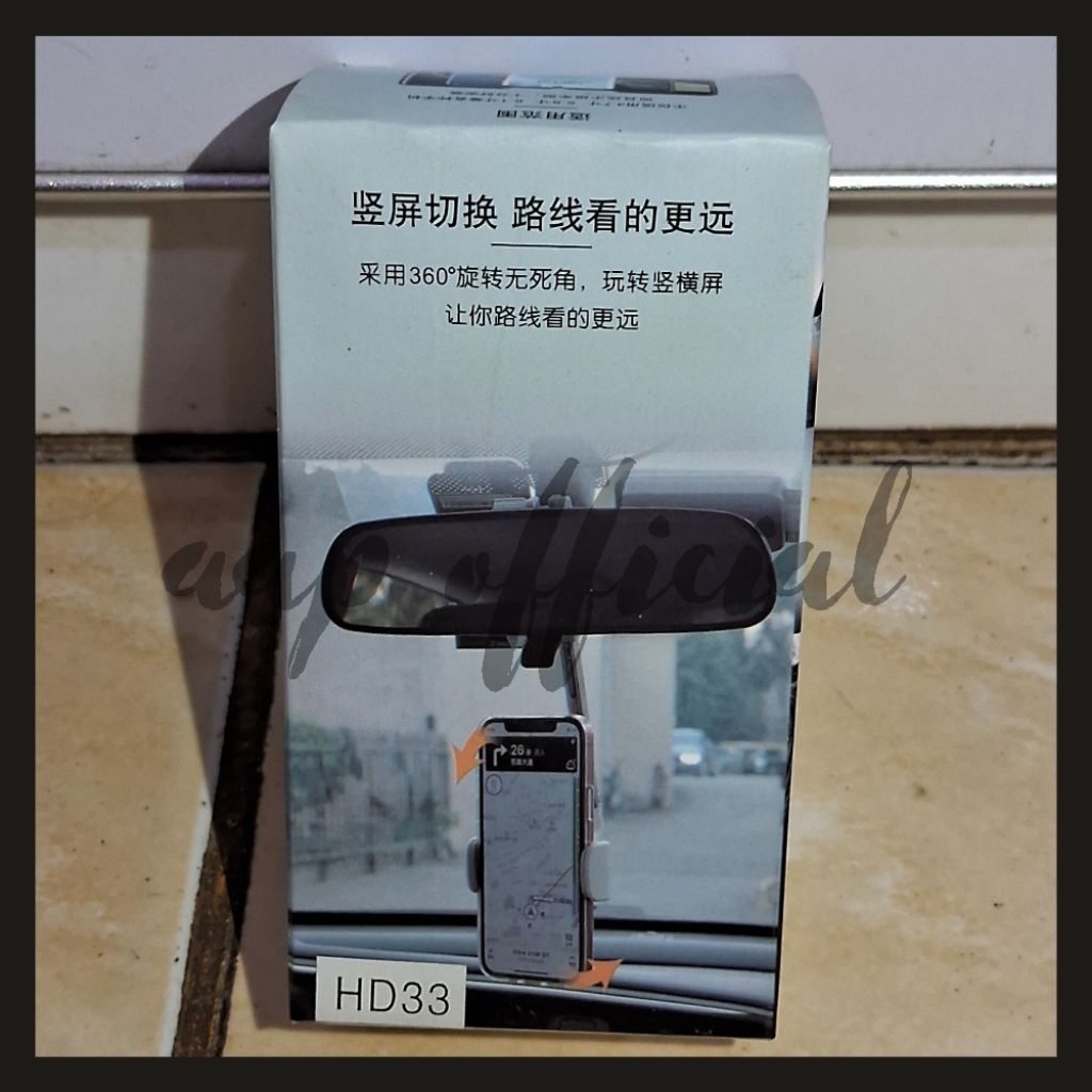 Car Holder Spion Phone Holder Mobil Jepit Gantung Spion Multi Fungsi Tripod Motor Mobil Car