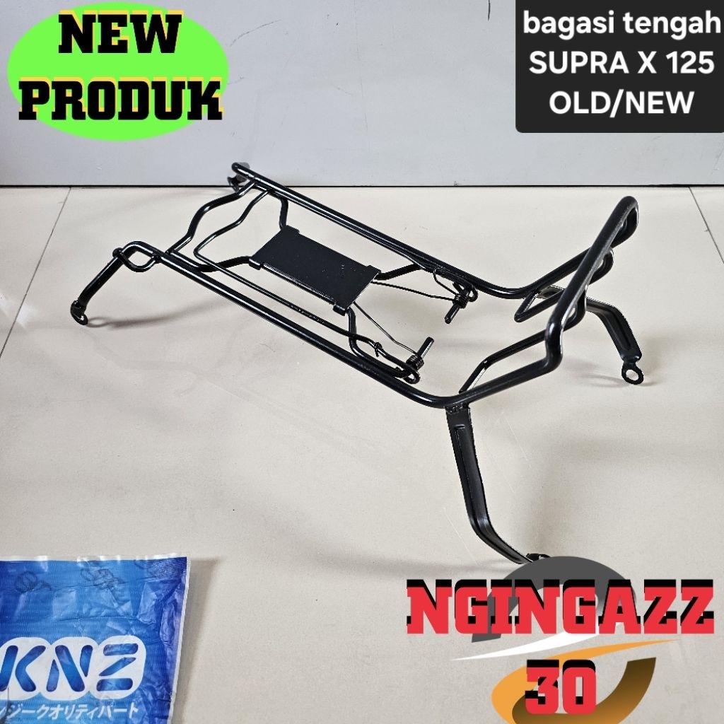 Bagasi tengah SUPRA X 125 OLD SUPRA X 125 NEW SUPRA BATMAN bahan besi tebal warna hitam