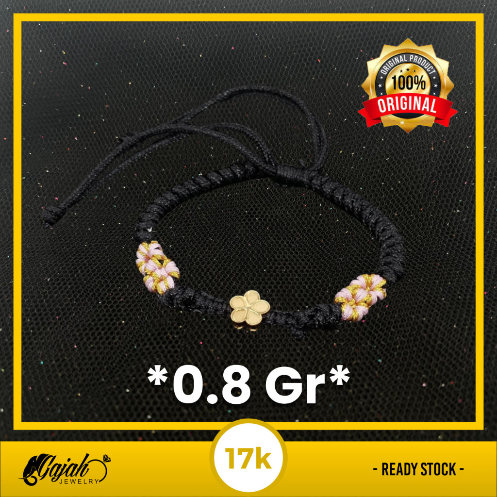 Gelang Tali Emas 17K - Toko Emas Gajah - 0.8 Gram 7194