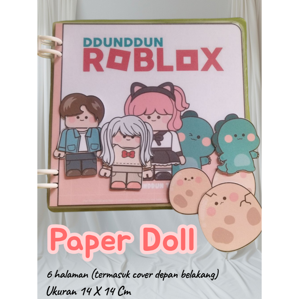 Paper Doll ROBLOX Mainan edukasi edukatif anak seru BP BP an