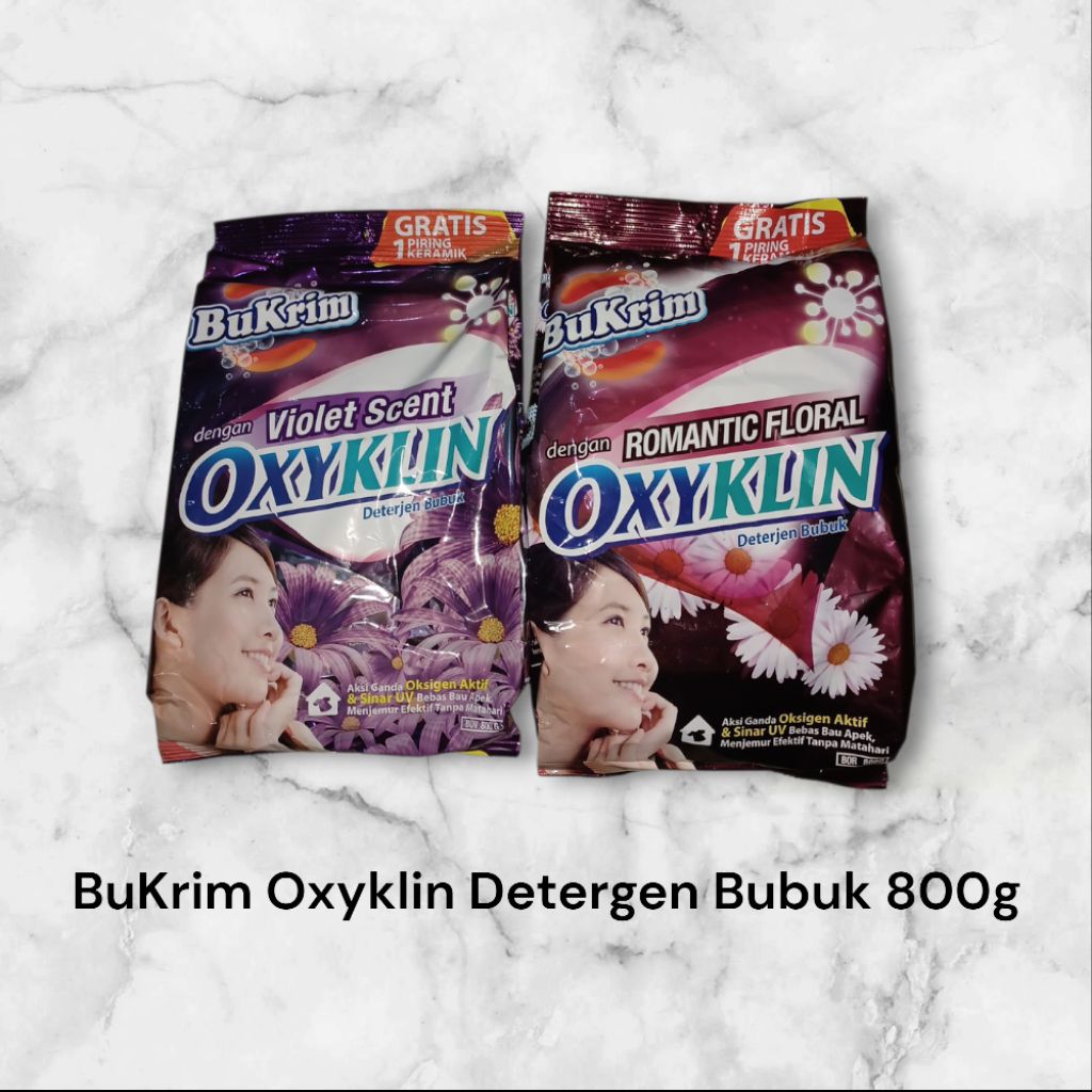 BUKRIM OXYKLIN DETERGEN BUBUK 800G