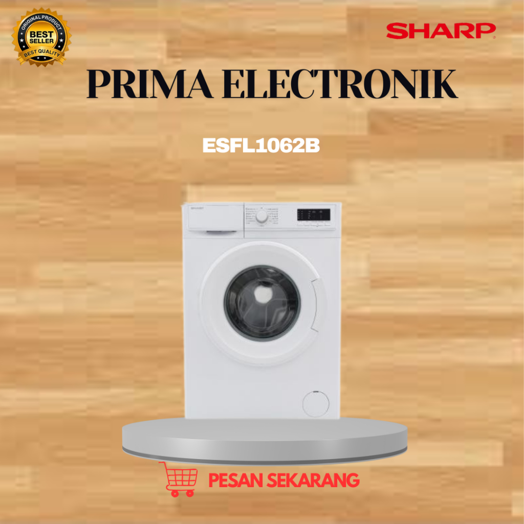 MESIN CUCI SHARP TIPE ESFL1062B