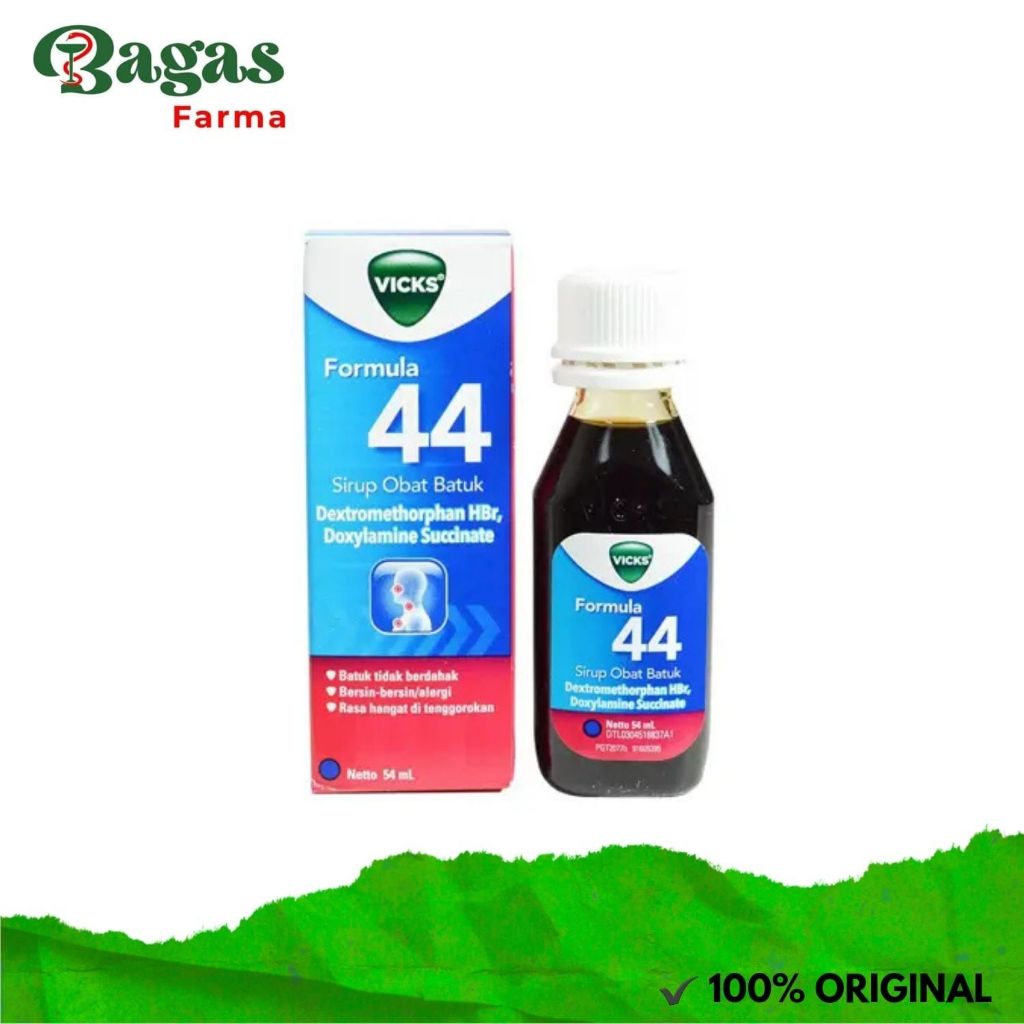 VICKS OBAT BATUK FORMULA 44 DEWASA