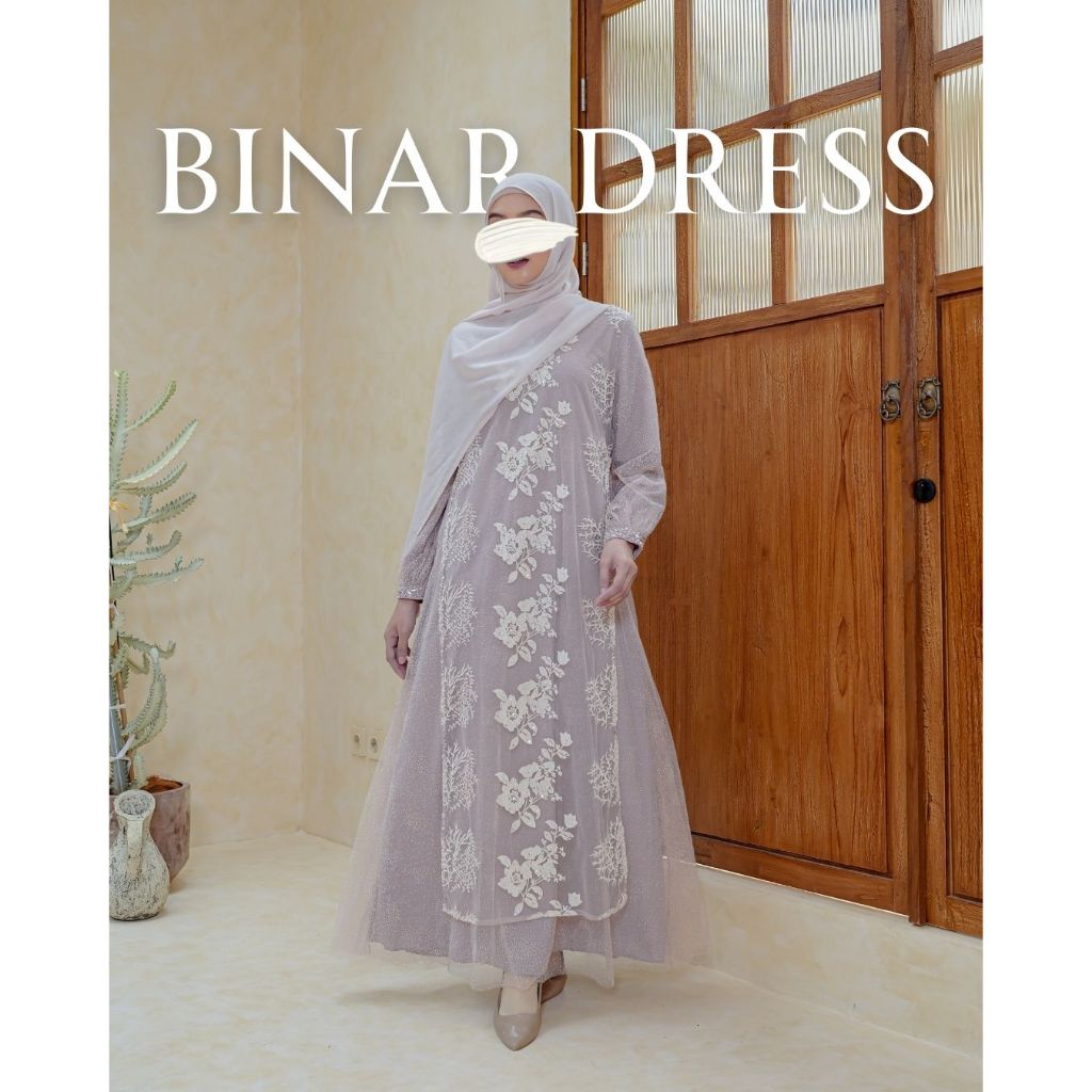 Almahyralooks - Binar Dress Raya Collection