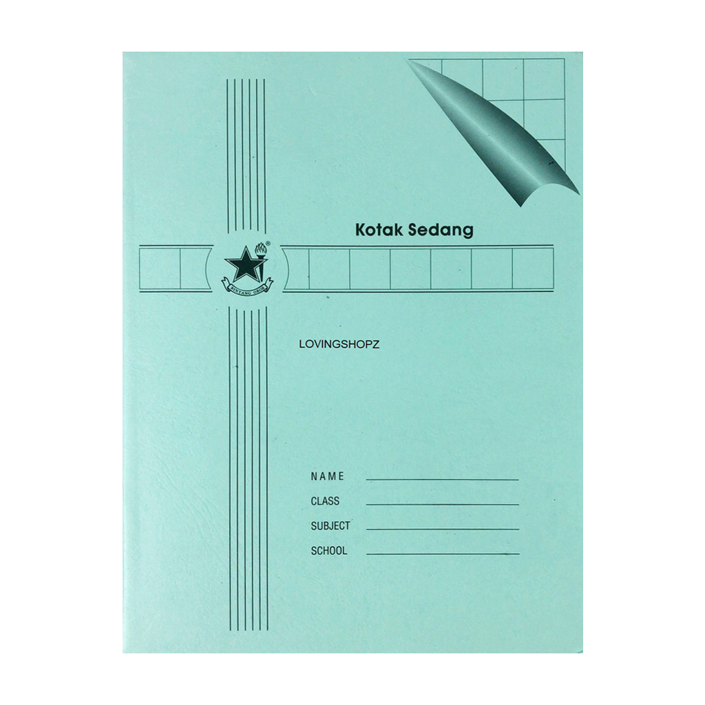 Buku Mandarin Kotak Sedang, Buku Menulis Anak TK - per 3 pcs