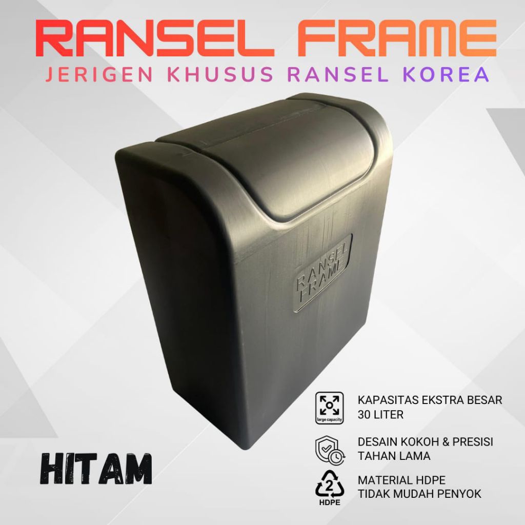Jirigen Ransel TNI/Polri - Praktis, Kapasitas Besar, Material Kuat