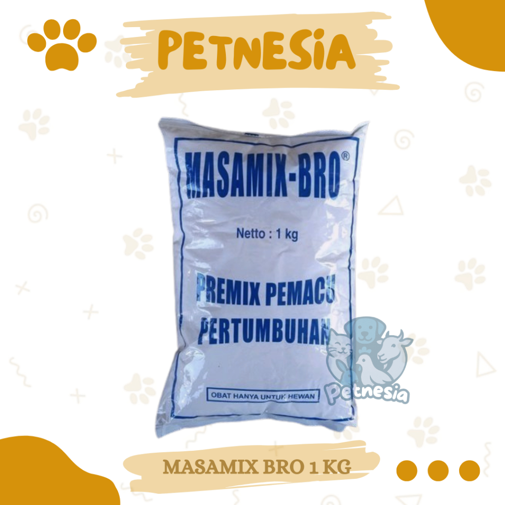 MASAMIX BRO 1 KG - Premix Pemacu Pertumbuhan Nutrisi Ayam