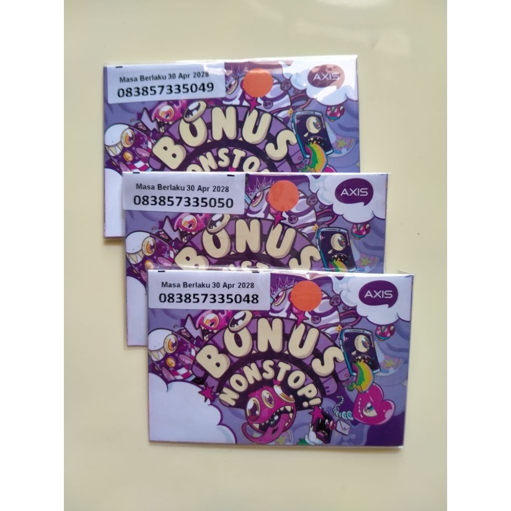 Kartu Pedana AXIS Tanpa Kuota SEGEL