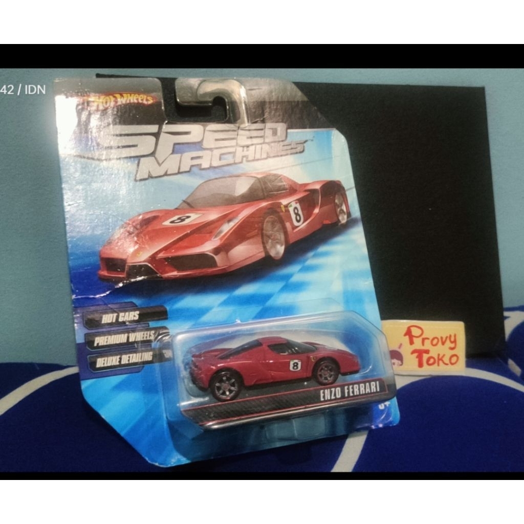 Hotwheels Speed Machines Enzo Ferrari merah very rare