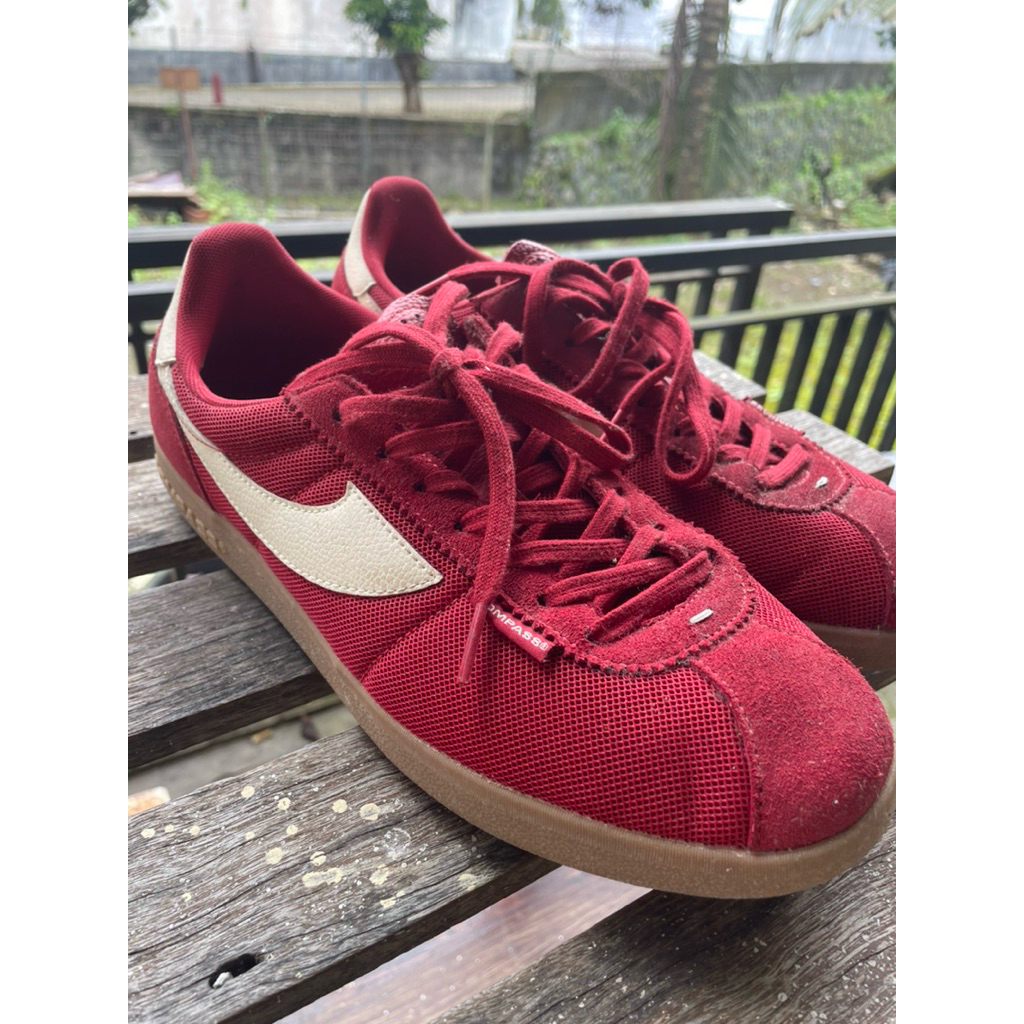 Sepatu Compass Tribun Red Gum Size 42