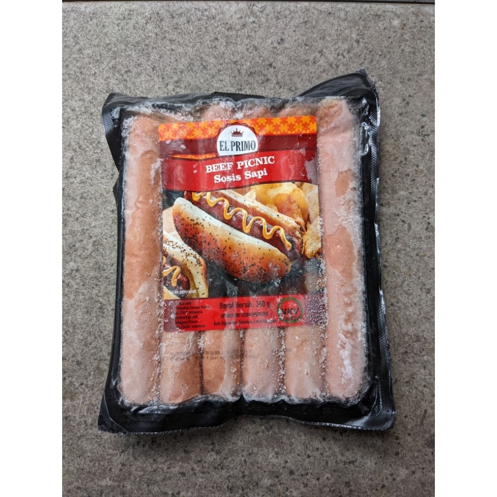 Sosis Beef Picnic El Primo 500gr