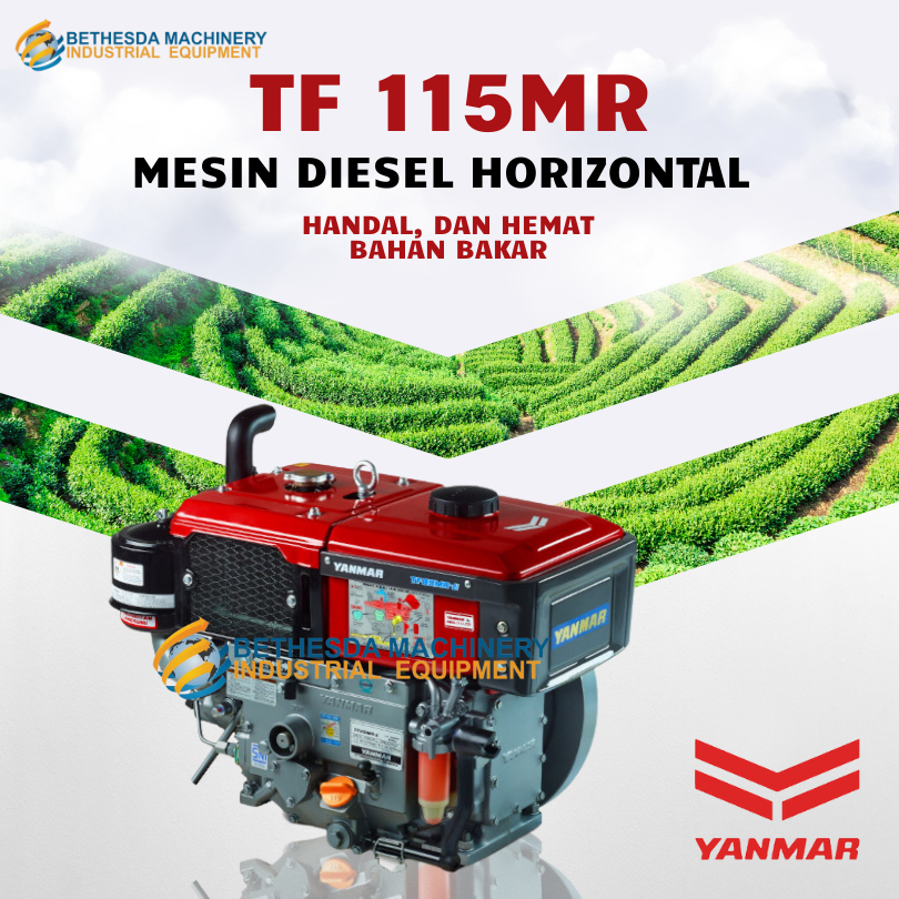 Diesel Yanmar 11.5 PK Mesin Penggerak 11.5HP Yanmar TF 105 MR-di