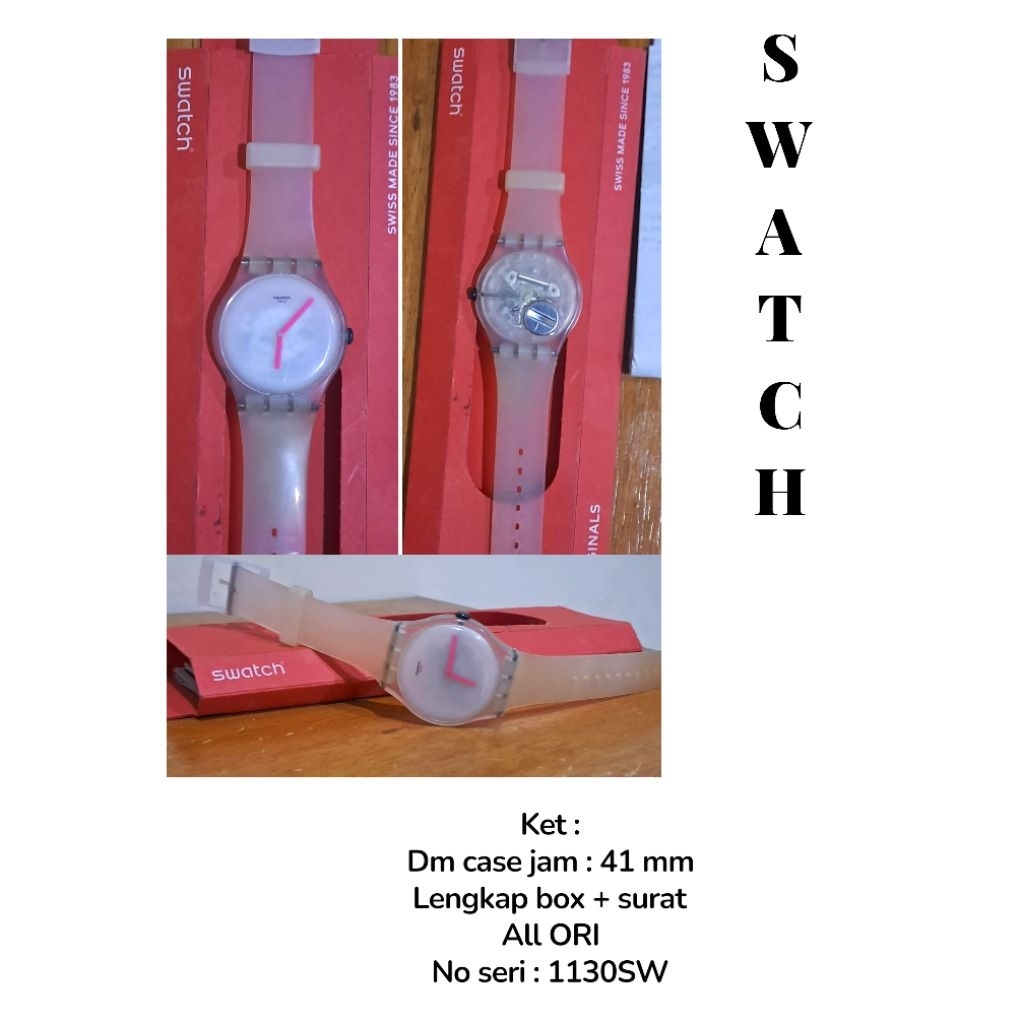 Jam Tangan Second Brand Swatch