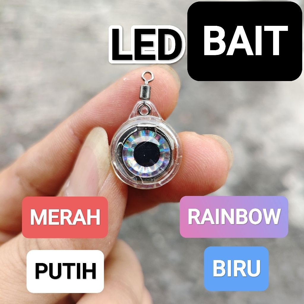 LED BAIT mata ikan menyala