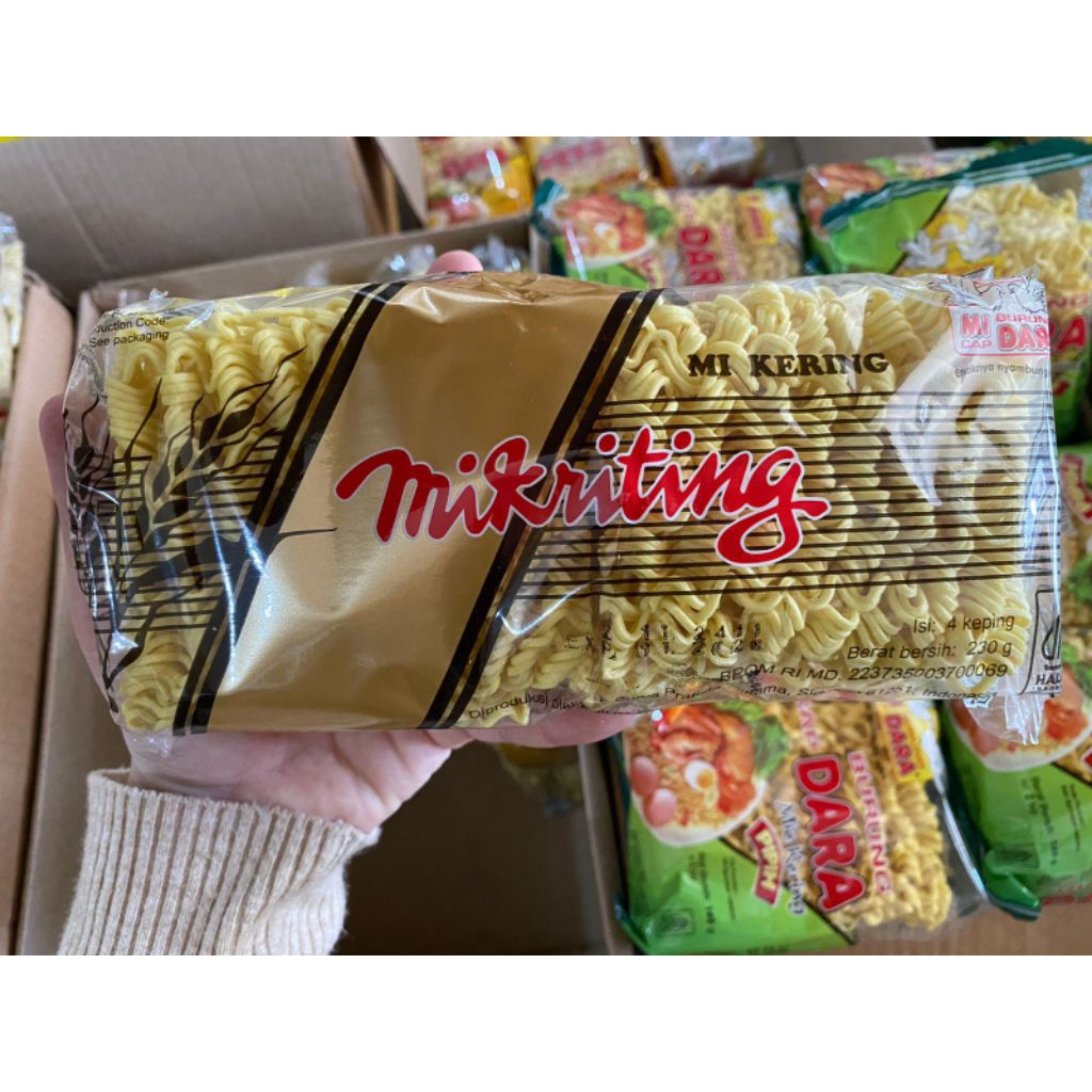 Mie Kriting Burung Dara 230gr