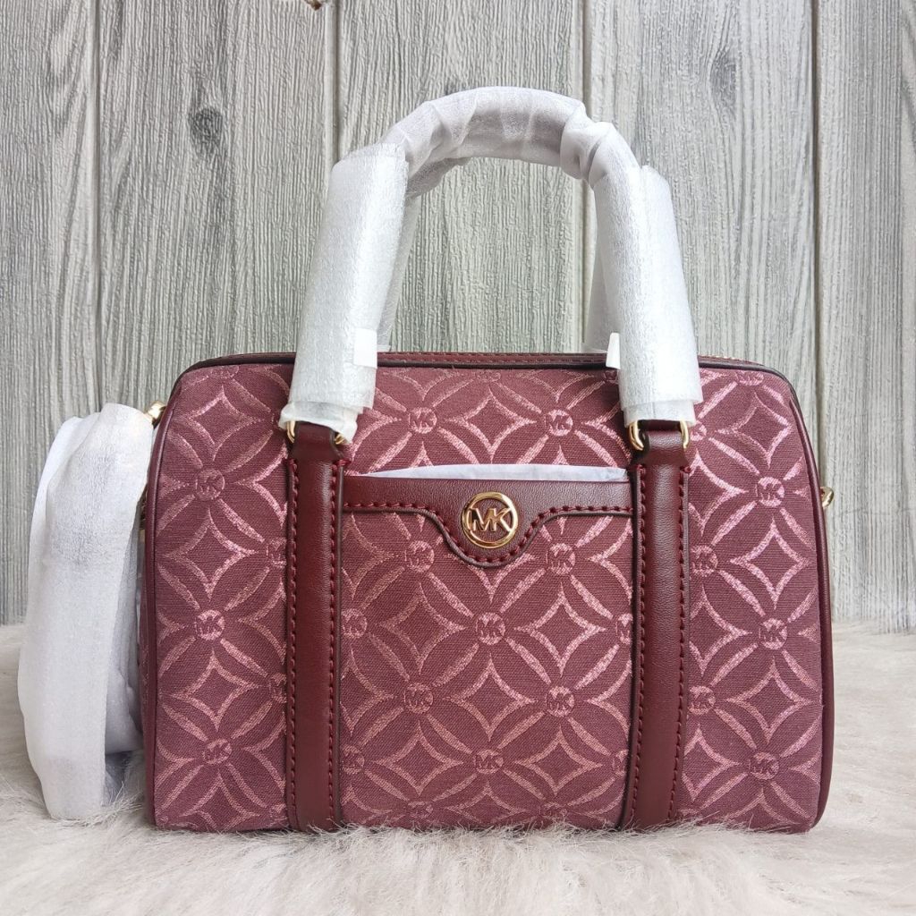mk Travel Small Duffle Xbody Oxblood Multi