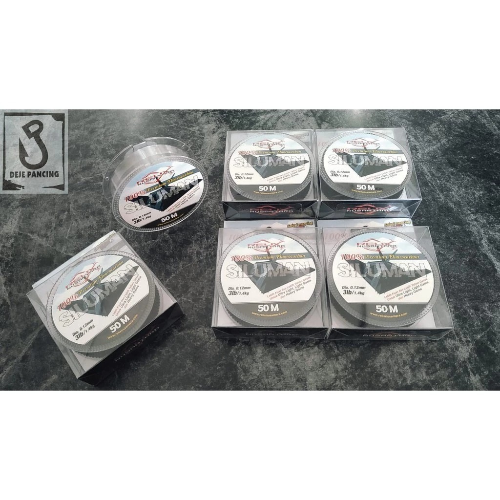 Leader Relix Nusantara Siluman 50M 3LB 4LB 5LB 6LB 8LB 10LB 12LB 15Lb 18LB 20LB 25LB 30LB 40LB 50LB 