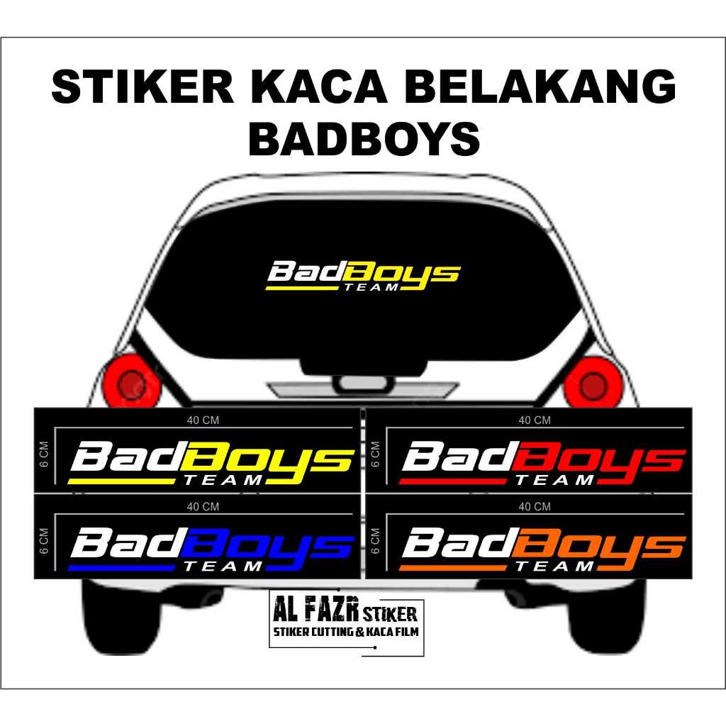 STIKER CUTTING TULISAN KACA MOBIL