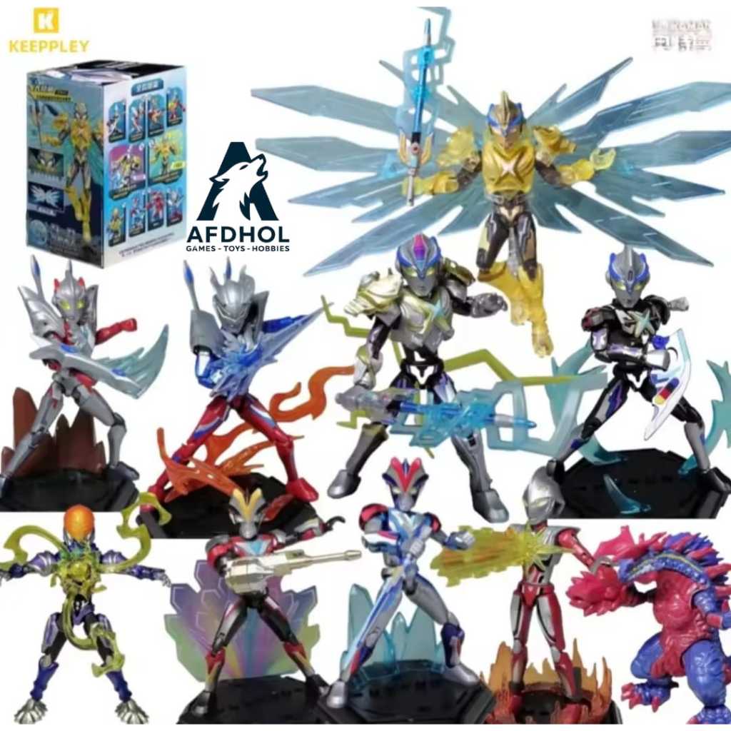 KEEPPLEY ULTRAMAN ZERO INFINITY EDITION VOL 3 BLINDBOX MODEL KIT ACTION FIGURE ULTRAMAN EXCEED X ZER