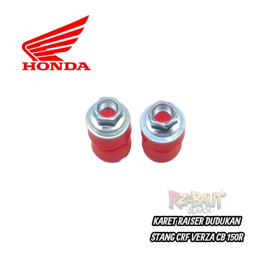 KARET DUDUKAN STANG CRF_KARET SET DUDUKAN STANG CBR150 CB150R CRF VERZA KUALITAS ORIGINAL KARET MERA