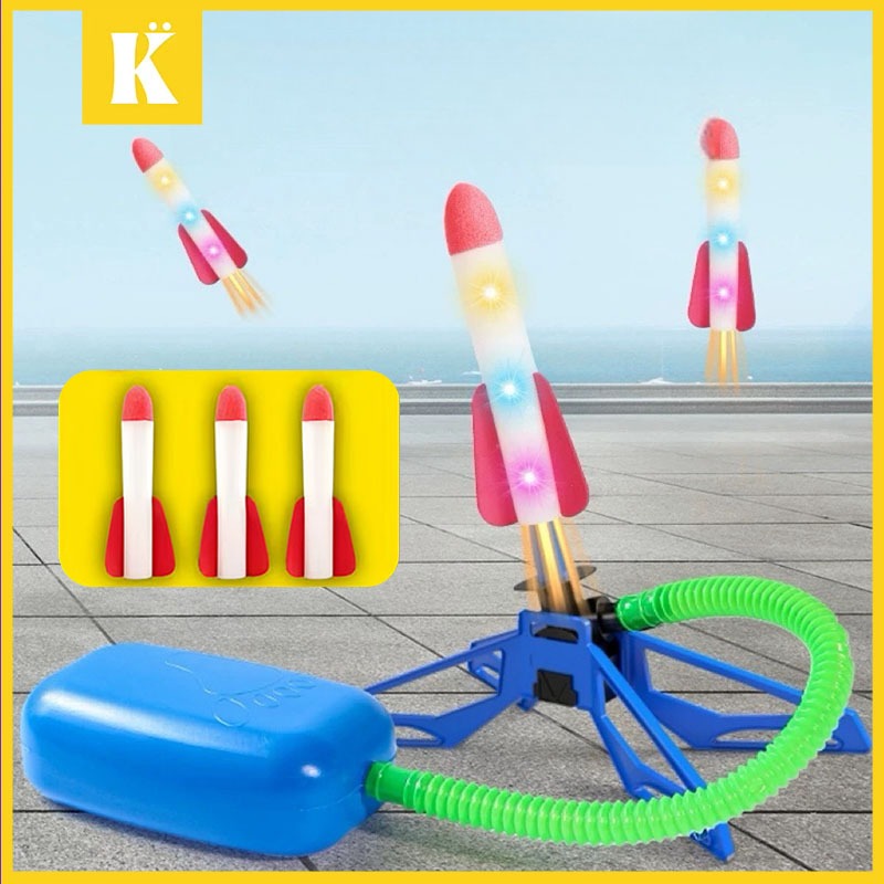 Keeppley Lakoe Mainan Rocket Luar Angkasa Mainan Rocket Launcher Mainan Roket Injak